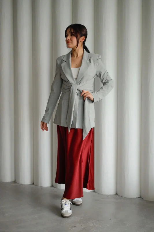 Satin skirt MST 3716 denim skirt durable