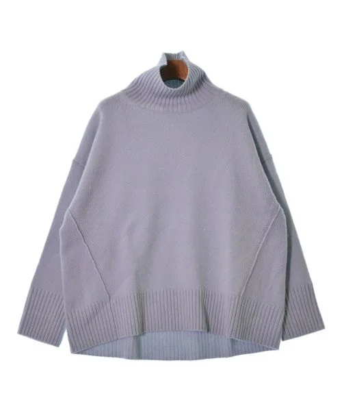 BABYLONE Sweaters Denim Fabric Leather Fabric Suede Fabric