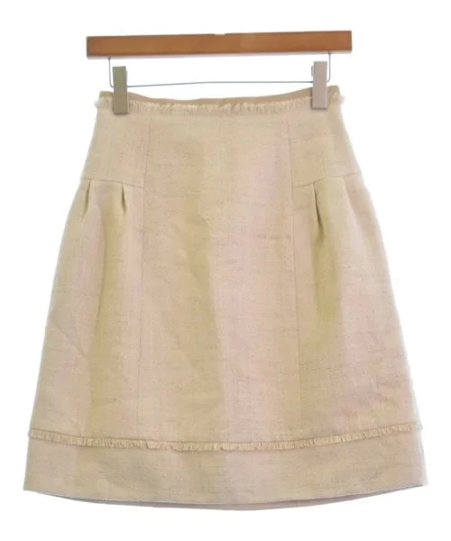 FOXEY Knee length skirts linen skirt breathable