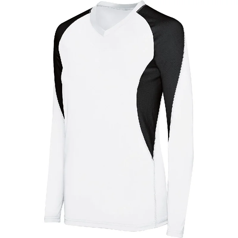 Girls Long Sleeve Court Jersey 342183 Chic Jersey Tee