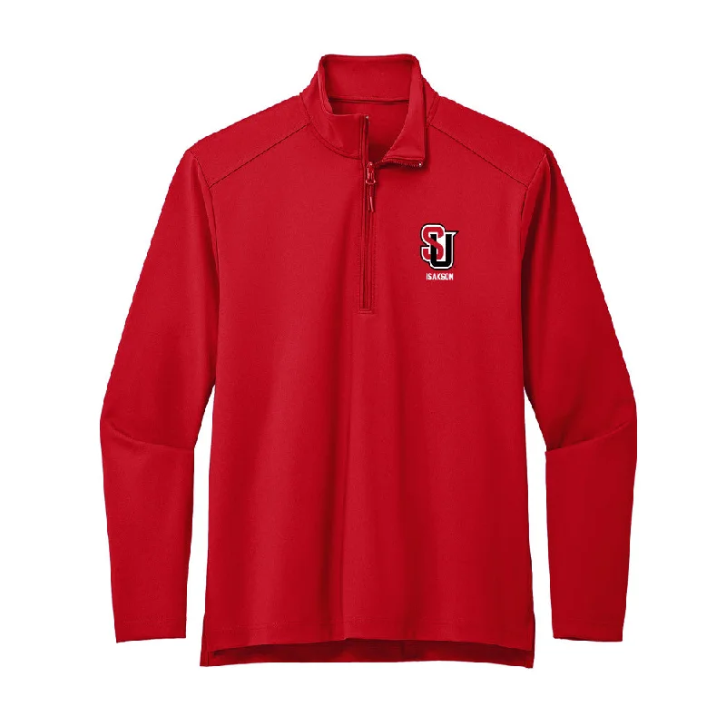 Seattle - NCAA Women's Soccer : Olivia Isakson - Premium Quarter Zip Jacket Fleece Jacket Down Jacket Feather Jacket
