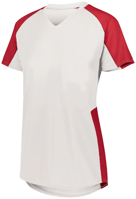WHITE/RED