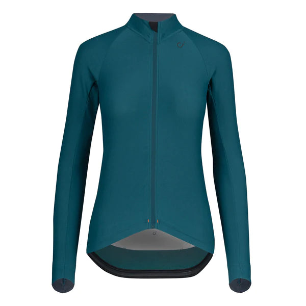 VELOCIO WOMENS SIGNATURE JERSEY LONG SLEEVE DEEP SEA Bamboo Jersey Tee