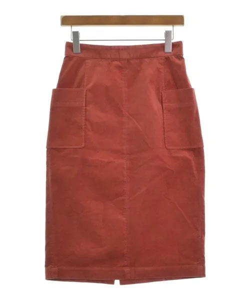 green label relaxing Knee length skirts cashmere skirt rich