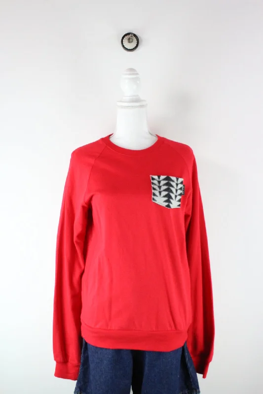 Vintage Skate Lift Sweatshirt (S) Hoodie with Zipper Placket Modern Functional