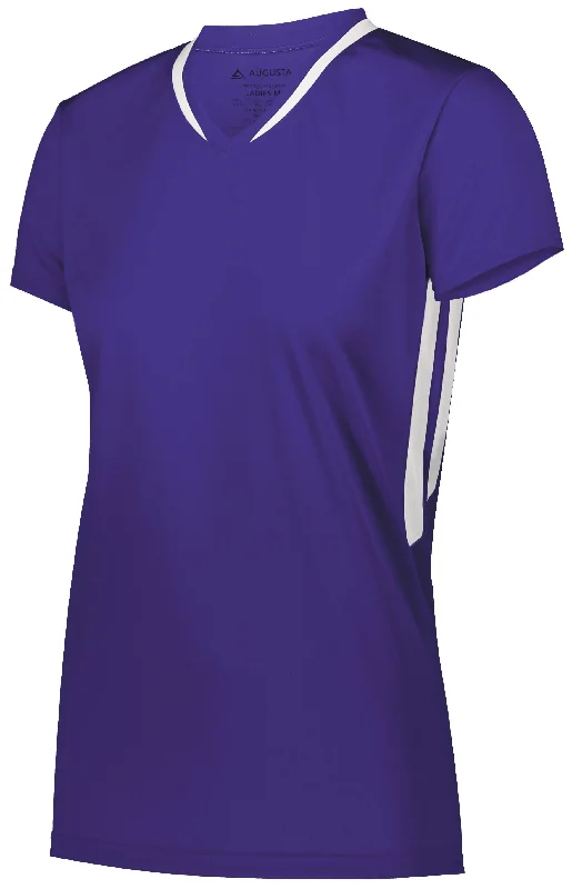 PURPLE/WHITE