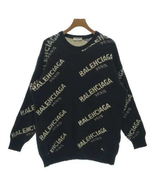 BALENCIAGA Sweaters Hooded Sweater Collared Sweater Shawl Collar