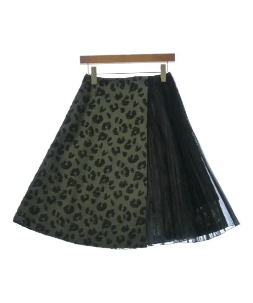 TARO HORIUCHI Knee length skirts slim fit skirt