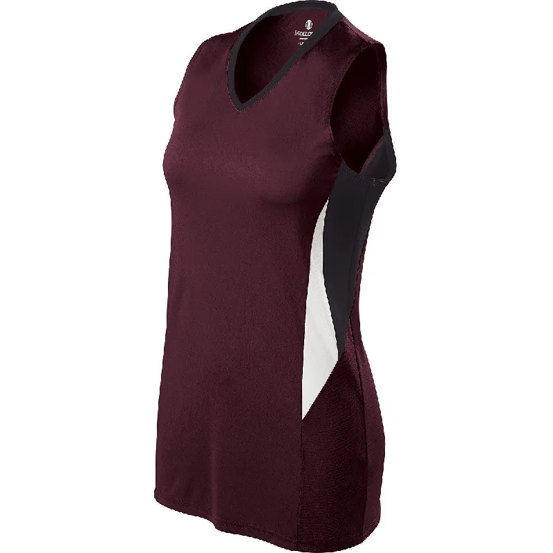 DARK MAROON/BLACK/WHITE
