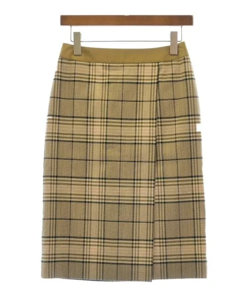 Drawer Knee length skirts leather skirt durable