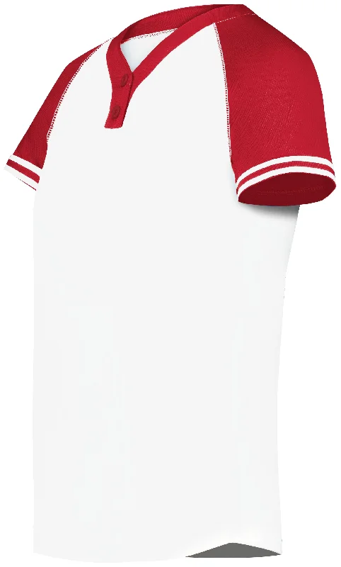 WHITE/SCARLET