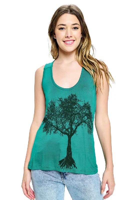 Tank Top Boho Yoga Tree of Life soft tank top