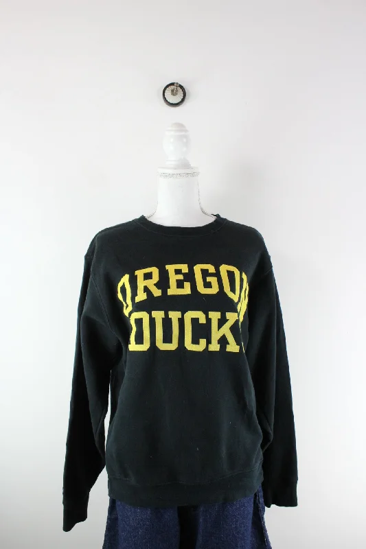 Vintage Oregon Ducks Sweatshirt (S) Hoodie with Velcro Closure Adjustable Secure