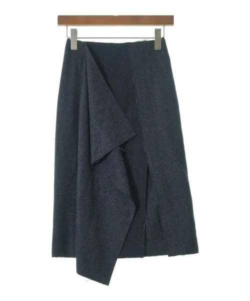 CEDRIC CHARLIER Knee length skirts linen skirt natural