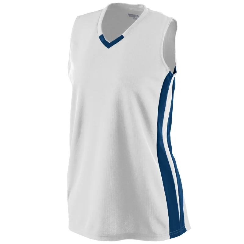 WHITE/NAVY