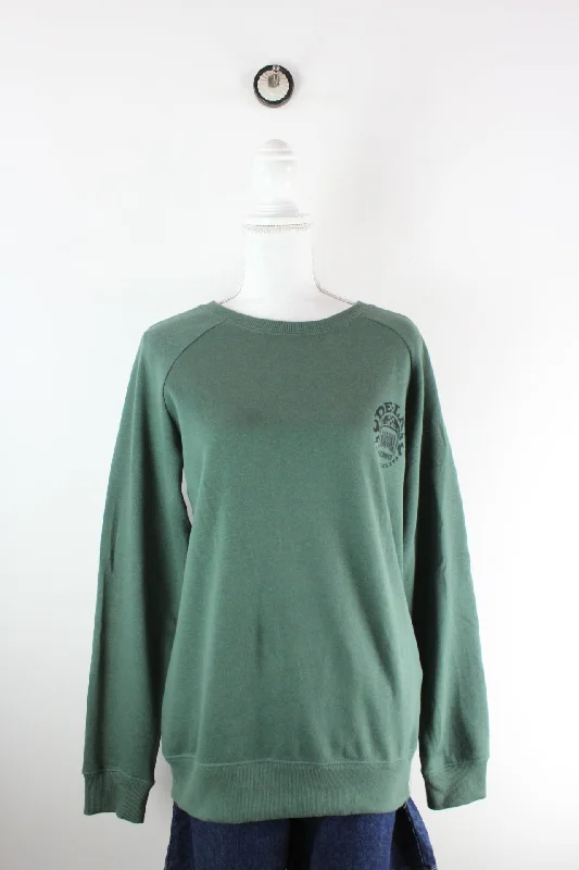 Vintage Maquina Sweatshirt (S) Hoodie with Hem Ribbing Snug Secure