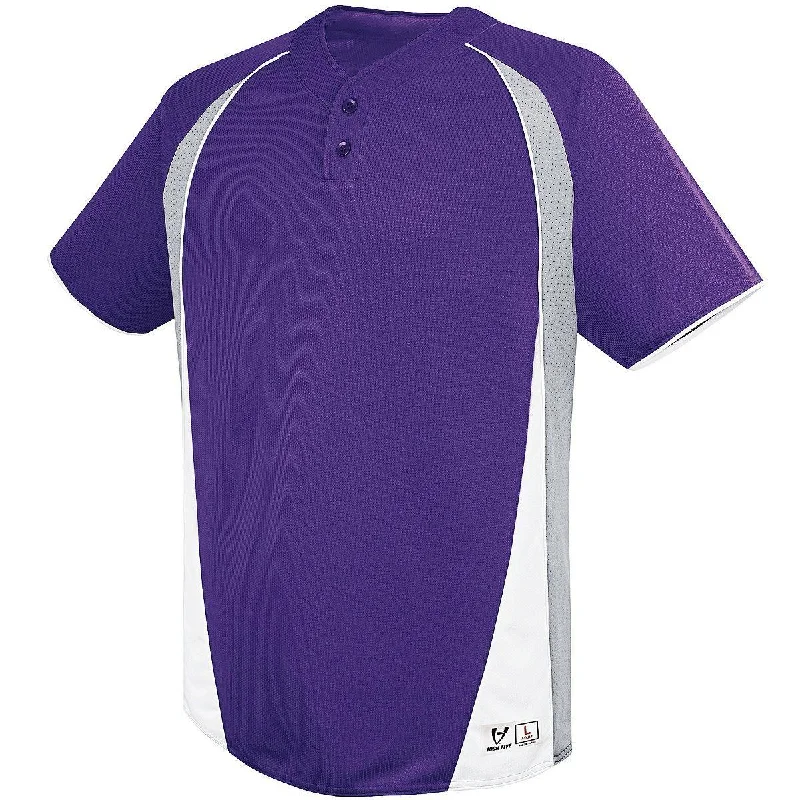PURPLE/SILVER GREY/WHITE