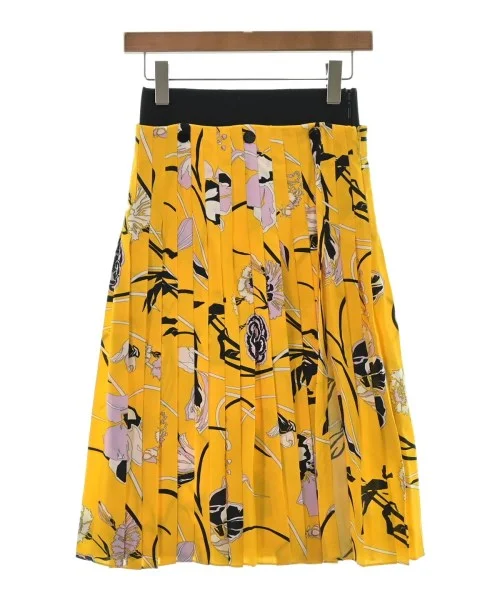 EMILIO PUCCI Knee length skirts high slit skirt