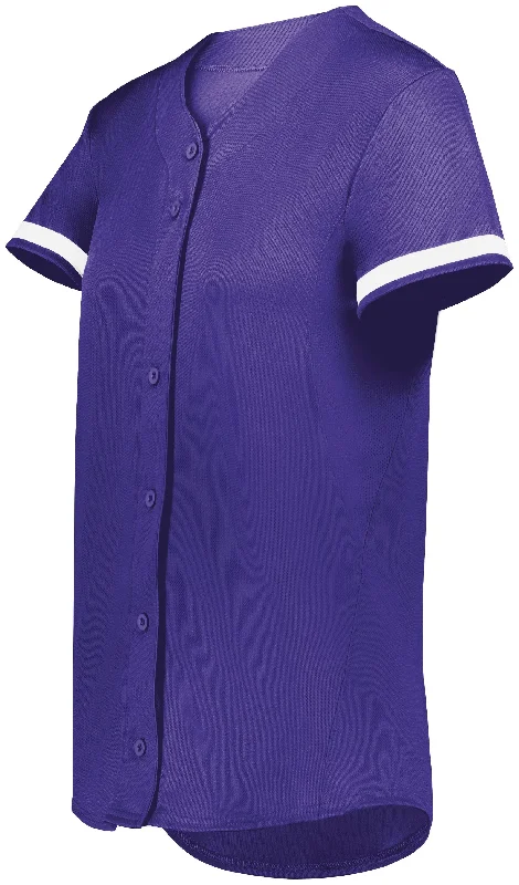 PURPLE/WHITE
