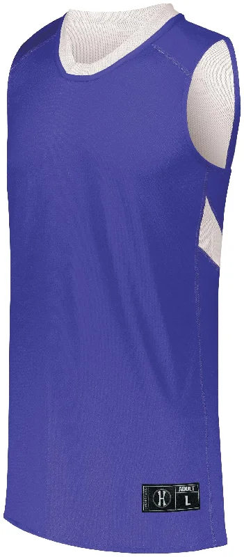 PURPLE/WHITE