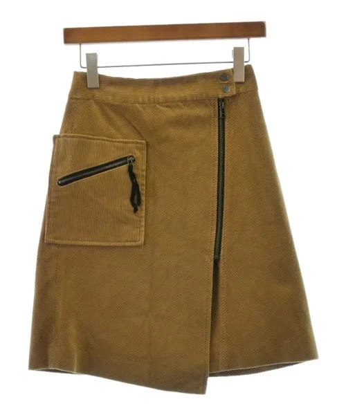 LANVIN en bleu Knee length skirts leather skirt sleek