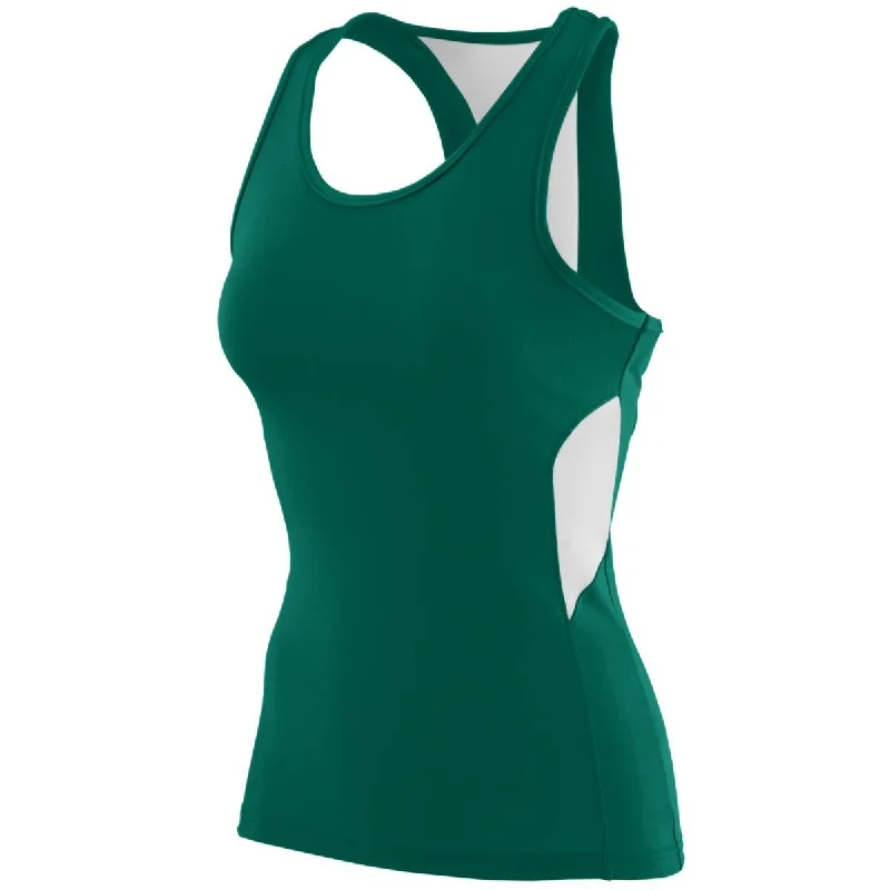 DARK GREEN/WHITE
