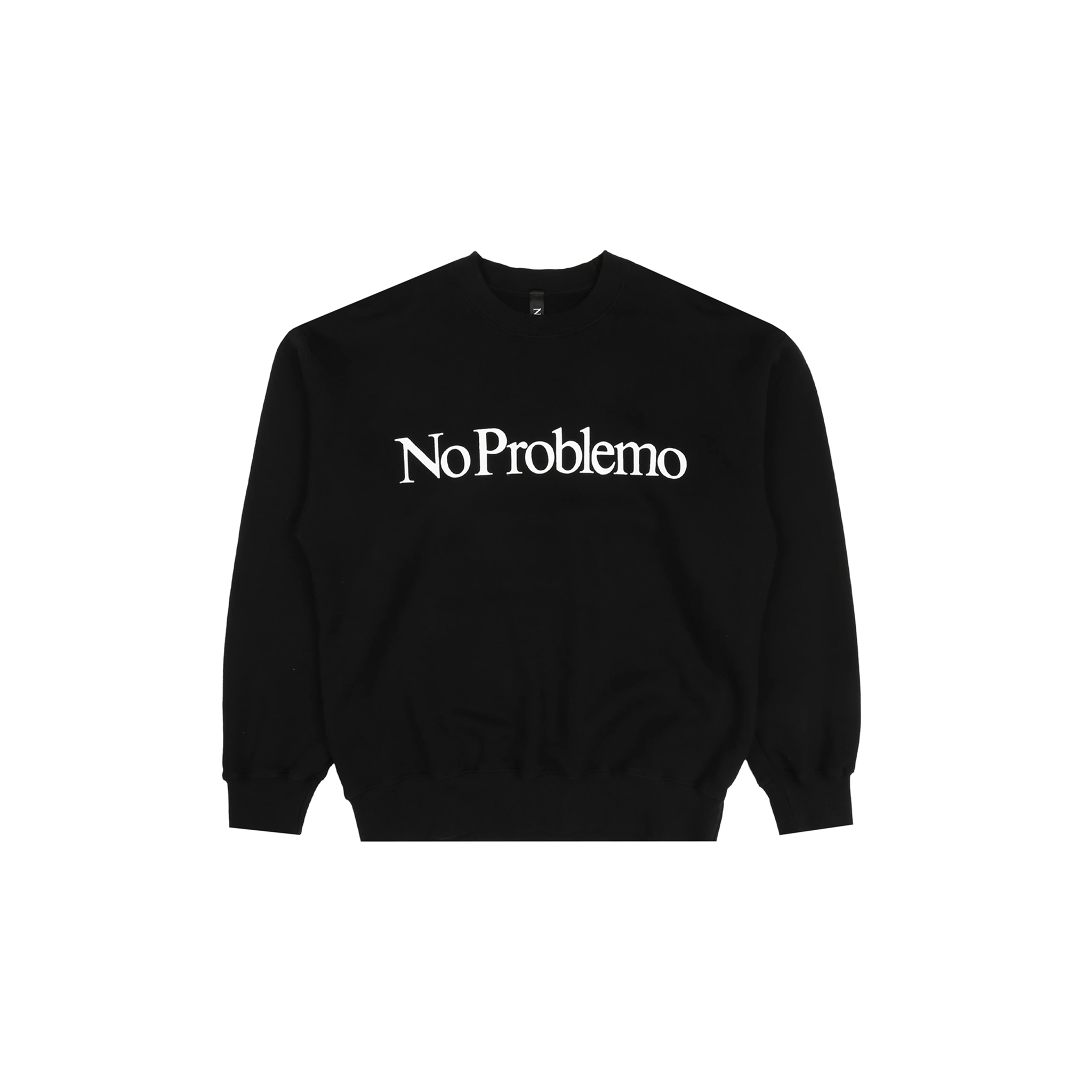 No Problemo Sweatshirt - Black Hoodie Crop Top Short Trendy