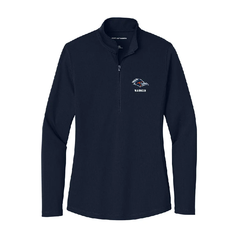 UTSA - NCAA Women's Soccer : Hannah Warnken - Women's Lightweight Quarter Zip Jacket Fleece Jacket Down Jacket Parka