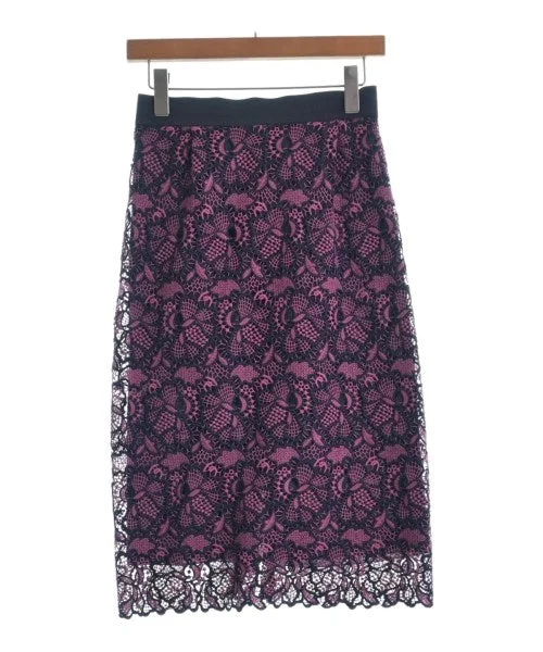 DESIGNWORKS Knee length skirts wool skirt sturdy