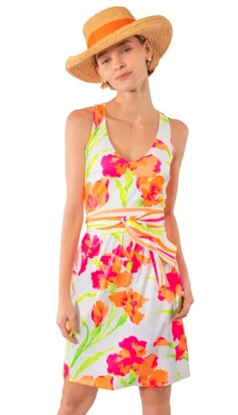 Gretchen Scott Jersey Date Night Dress in White Multi ON SALE! Animal Print Jersey Tee