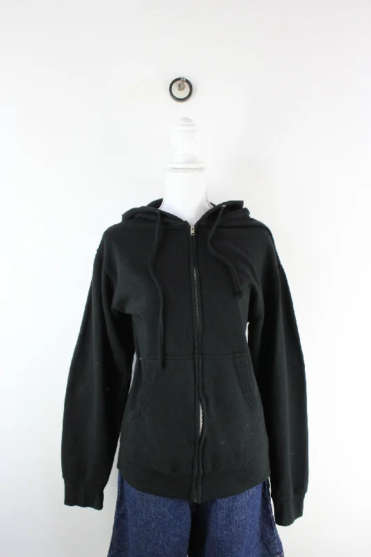 Vintage Lovebian Zipper Hoodie (S) Hoodie with Hem Fringe Bohemian Relaxed
