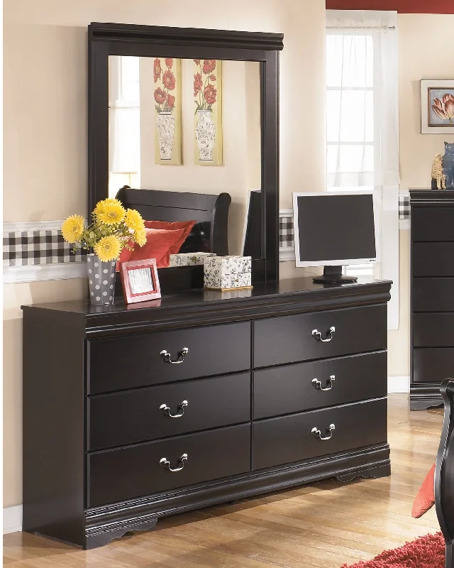 Huey Vineyard - Black - Dresser, Mirror Tunics Long Elegant
