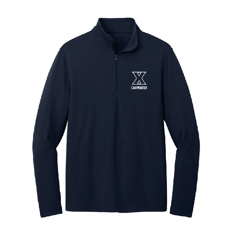 Xavier - NCAA Women's Soccer : Reese Carpenter - Lightweight Quarter Zip Jacket Insulated Jacket Fitted Jacket Loose Jacket