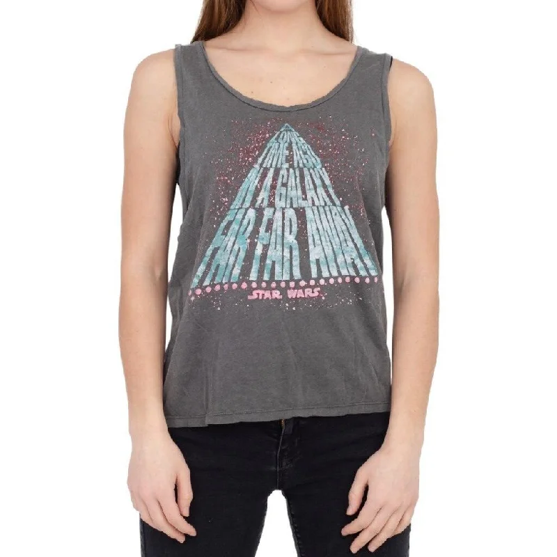 Star Wars Galaxy Far Far Away Juniors Tank Top bold tank top