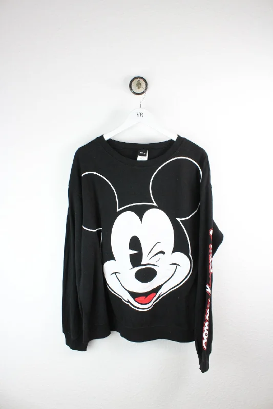 Vintage Minnie Mouse Sweatshirt (L) Hoodie Dress Longline Feminine