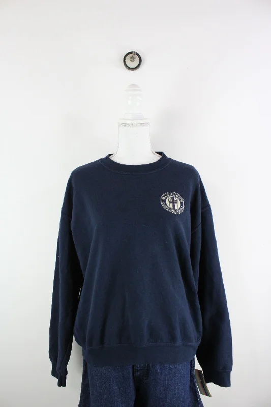 Vintage Magnuson Christian School Sweatshirt (M) Zip Hoodie Drawstring Kangaroo Pocket