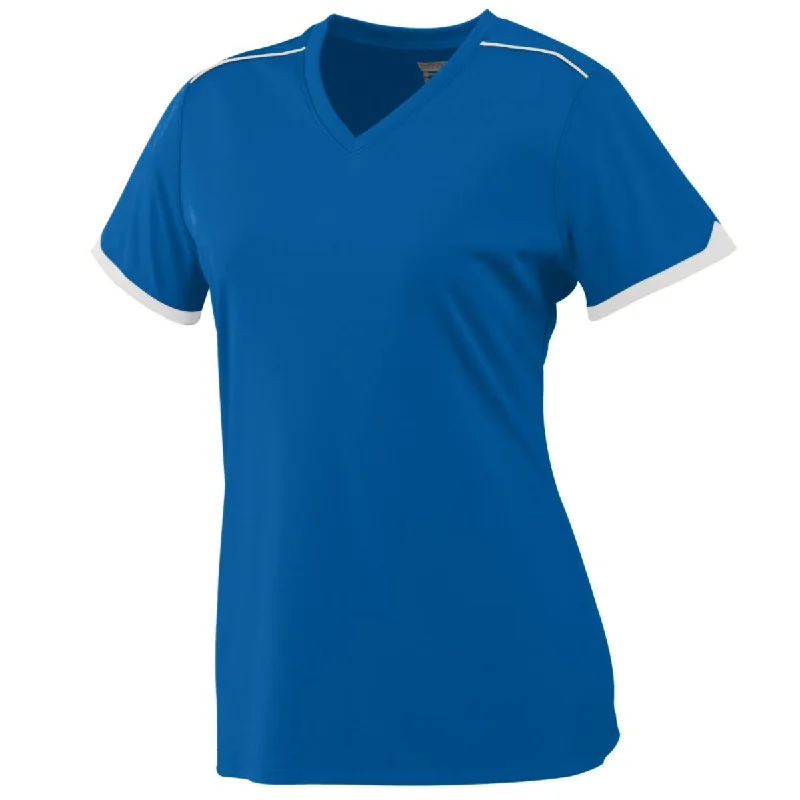 Girls Motion Jersey 5046 Silver Jersey Tee