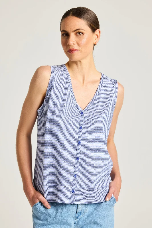 Dahlia Tank sage tank top