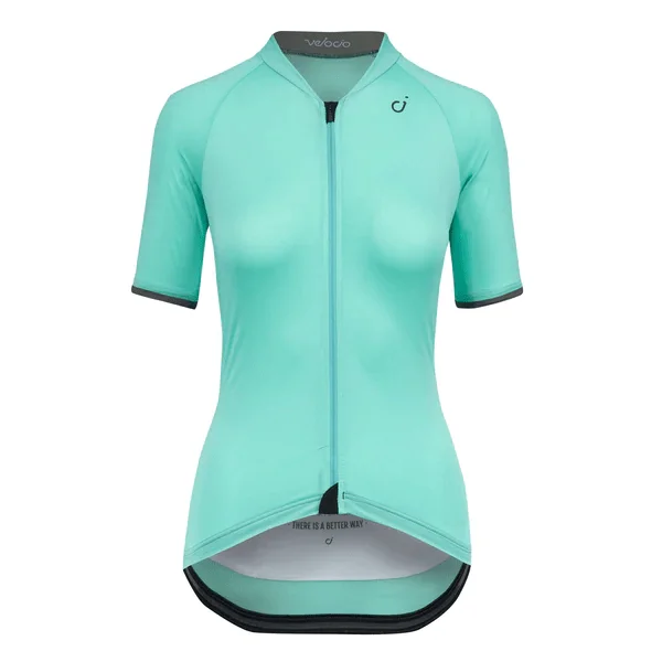 VELOCIO WOMENS JERSEY SIGNATURE CELESTE Stylish Jersey Top
