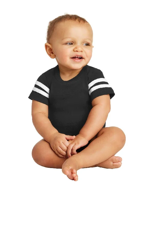 Rabbit Skins Infant Football Fine Jersey Bodysuit. RS4437 Budget-Friendly Jersey Tee