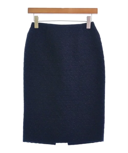 ESTNATION Knee length skirts pleated skirt texture
