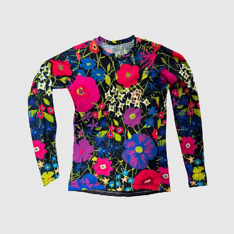 Fiori Notturni Lightweight Long-Sleeve Women's Jersey Soft Jersey Shirt