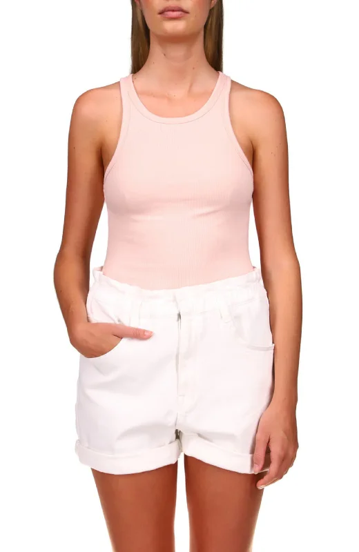 Sanctuary - Perfect Rib Tank charcoal tank top