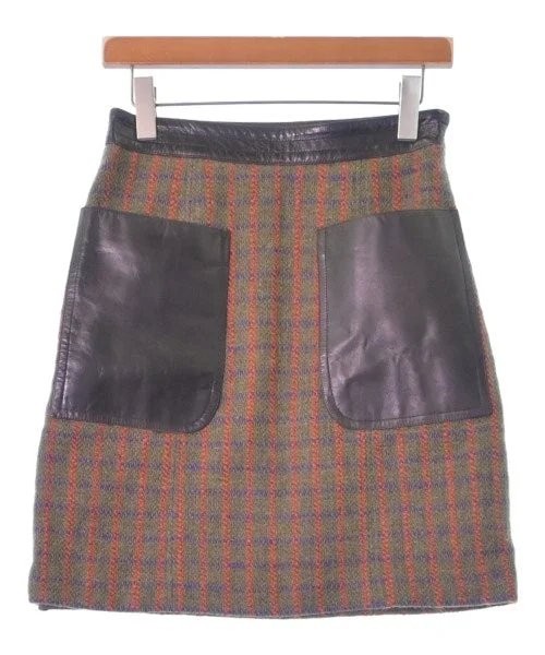 ETRO Knee length skirts corduroy skirt textured