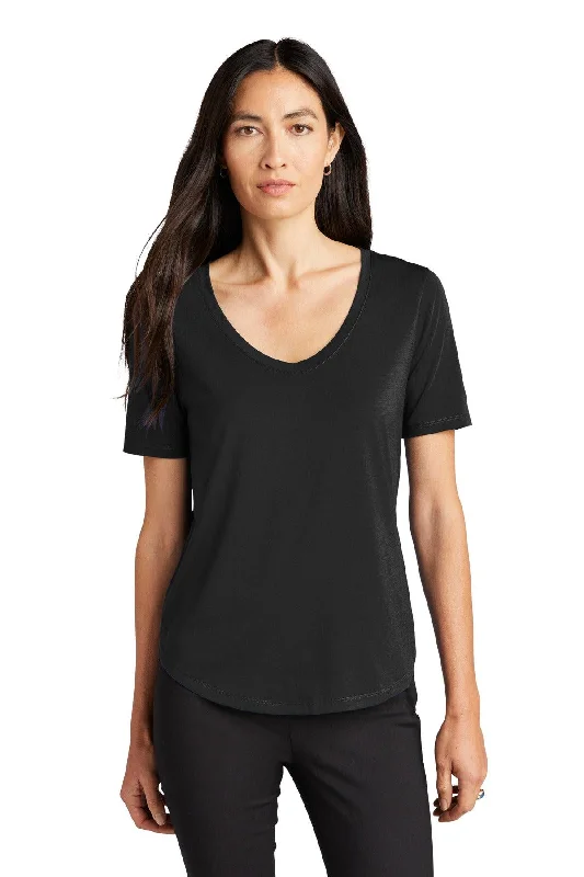 Mercer+Mettle Women's Stretch Jersey Relaxed Scoop MM1017 Designer Jersey Tee