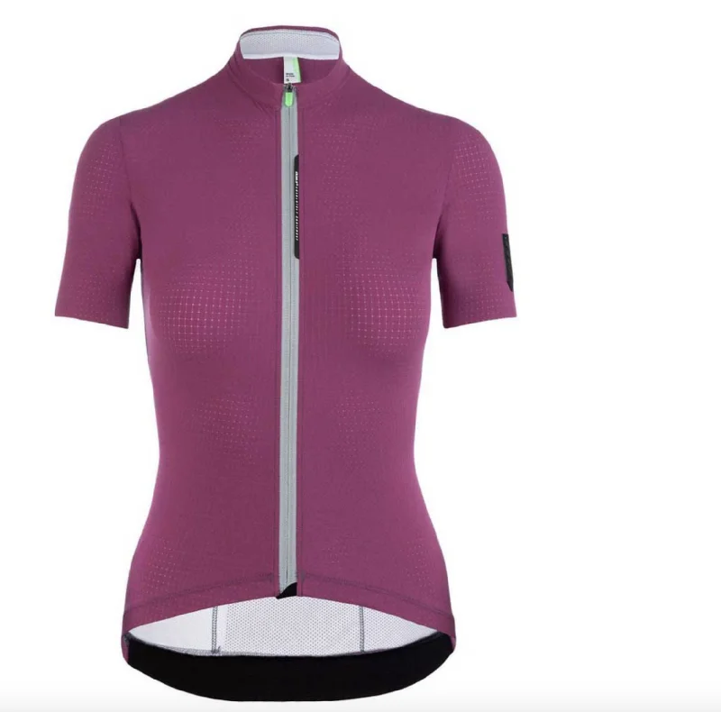 Q36.5 WOMENS JERSEY PINSTRIPE X PURPLE High-End Jersey Tee