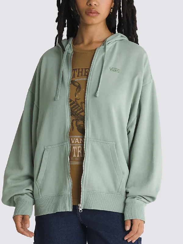 Everyday Zip Hoodie Hoodie with Ribbed Hem Stretchable Secure