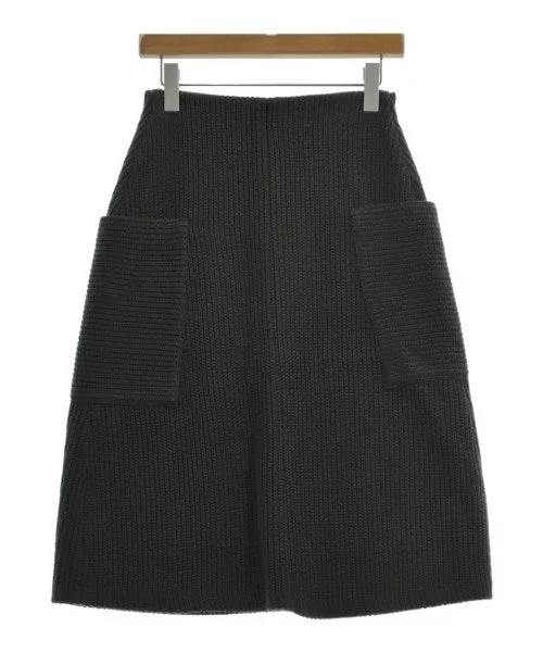 TELA Knee length skirts chiffon skirt airy