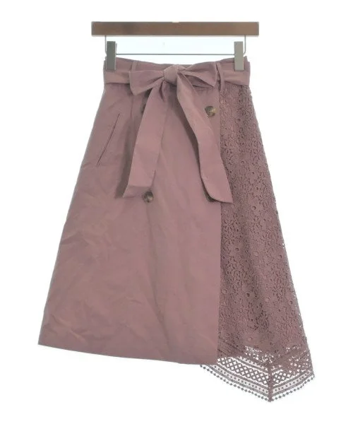 WILLSELECTION Knee length skirts denim skirt durable