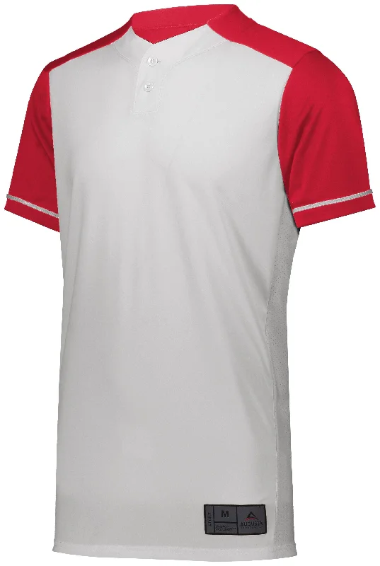 WHITE/SCARLET